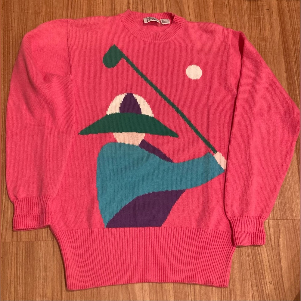 Vintage Leon Levin Golf Sweater - Size L